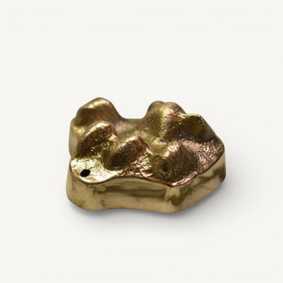 Brass cat Pet-Paw pendant